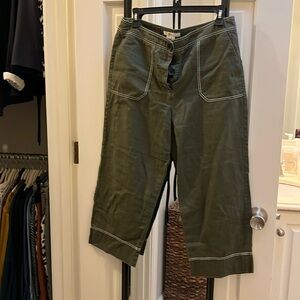 Boden Cropped Linen Pants